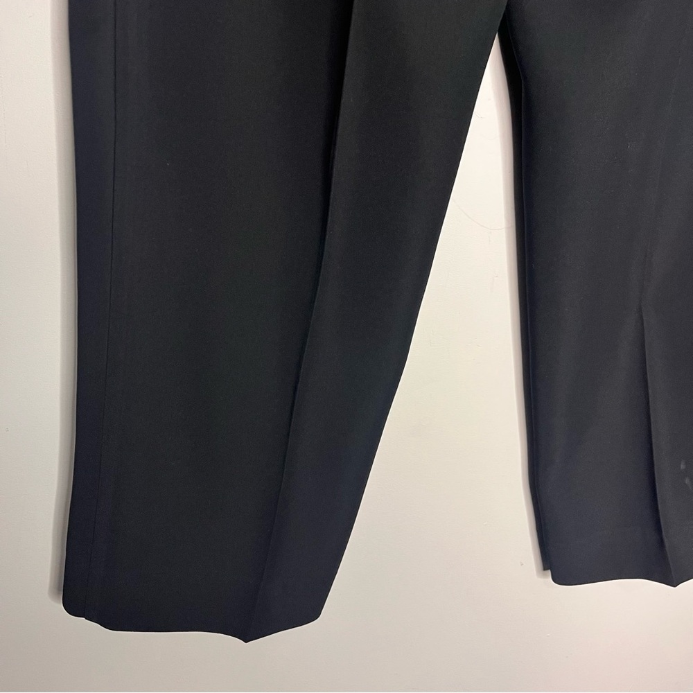 Joseph Ribkoff High Waisted Front Zip Black Dress Pants Straight Leg, size 10 - Picture 8 of 12